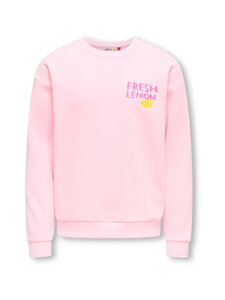 KIDS ONLY - KogCanasta Loose džemperis - BARELY PINK PRINT:LEMON | Stockmann