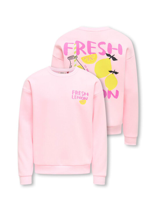 KIDS ONLY - KogCanasta Loose džemperis - BARELY PINK PRINT:LEMON | Stockmann - photo 3