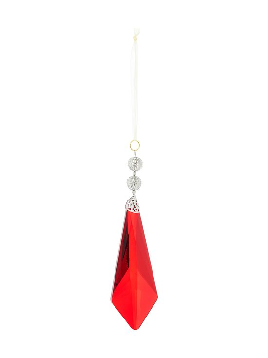 Villa Stockmann - Glass Diamond Icicle -joulukoriste - RED | Stockmann - photo 1