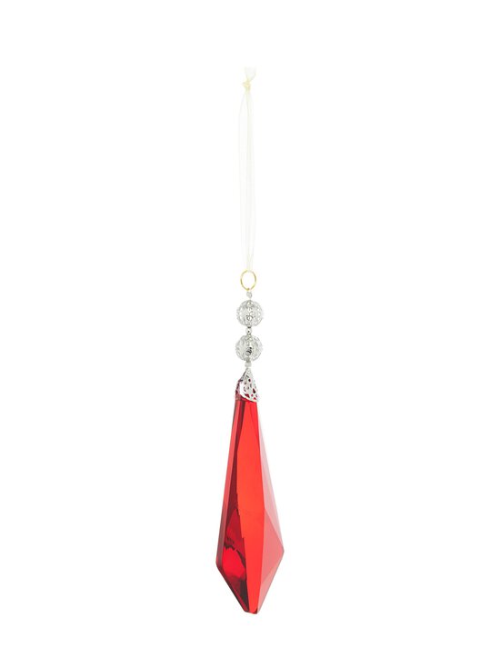 Villa Stockmann - Glass Diamond Icicle -joulukoriste - RED | Stockmann - photo 2