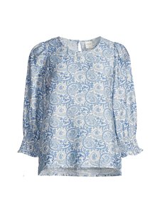 NOOM - Pluus Morgan - BLUE ORNAMENT PRINT | Stockmann