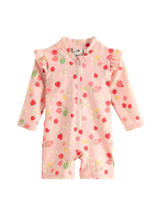 Lindex - Ujumiskombinesoon Sun Protection Frill - 6907 LIGHT DUSTY PINK | Stockmann - photo 1