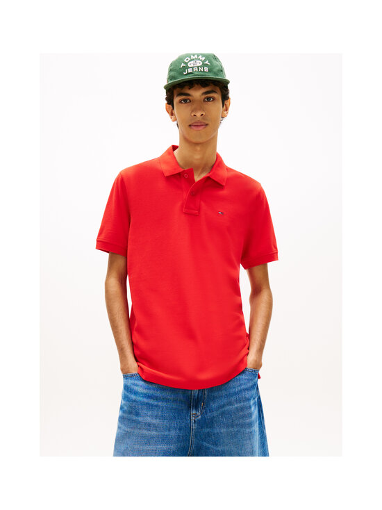 Tommy Jeans - Regular Essential polo krekls - XL8 RAPID RED | Stockmann - photo 4
