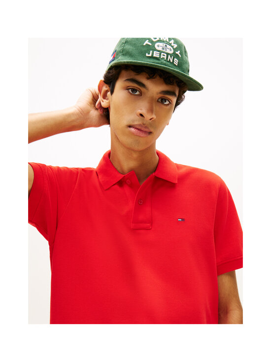 Tommy Jeans - Regular Essential polo krekls - XL8 RAPID RED | Stockmann - photo 5