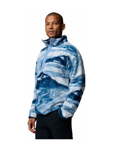 Columbia - Helvetia II Printed Half Snap -fleecepaita - 447 RAINY DAY SUMMITS | Stockmann