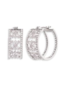 Marchesa - Cubic Zirconia Hoops -korvakorut - RHD/CRY | Stockmann