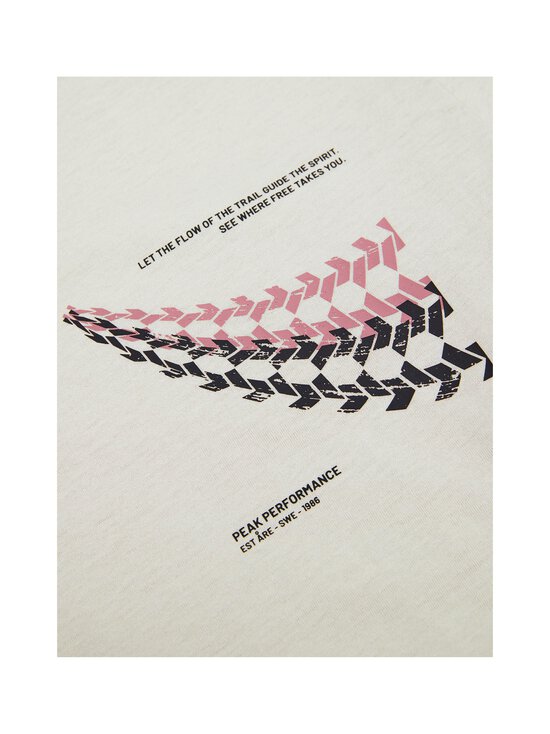 Peak Performance - Explore Graphic t-paita - 330 SAND FOG/WILD ROUGE/ | Stockmann - photo 7
