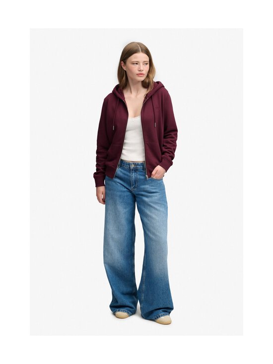 Superdry - Signature Ziphood -huppari - 1KD PORT RED | Stockmann - photo 5