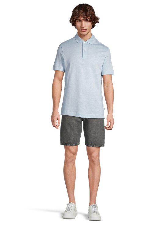 BOSS - Press Jersey -pikeepaita - 450 LIGHT/PASTEL BLUE | Stockmann - photo 2