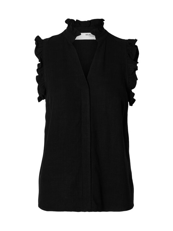 Selected - SlfViva Sun -frillapusero - BLACK - photo 1 Selected - SlfViva Sun -frillapusero - BLACK | Stockmann - photo 1