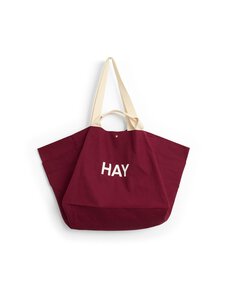 HAY - Orgaanilisest puuvillast kott Weekend Large - BURGUNDY | Stockmann