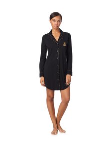 Lauren Ralph Lauren - Öösärk Notch Collar - 001 BLACK Lauren Ralph Lauren - Öösärk Notch Collar - 001 BLACK | Stockmann