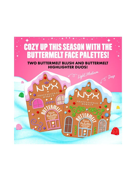 NYX Professional Makeup - Buttermelt Face Palette -meikkipaletti 78,4 g - NOCOL | Stockmann - photo 8