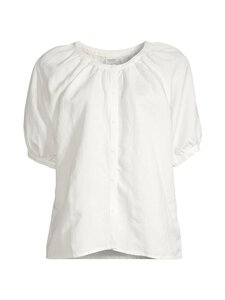 NOOM - Tiia-pellavasekoitepaita - WHITE | Stockmann
