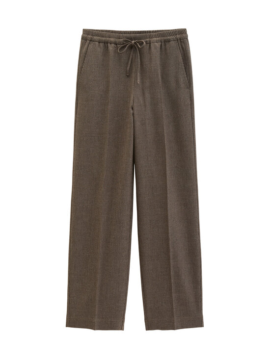 Marc O'Polo - Woven Jogger -housut - 1545 DARK BROWN_MULTI_03 | Stockmann - photo 1