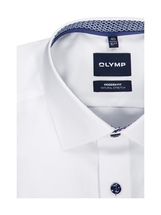 Olymp - Modern Fit Solid Contrast -kauluspaita - 15 BLAU | Stockmann - photo 2