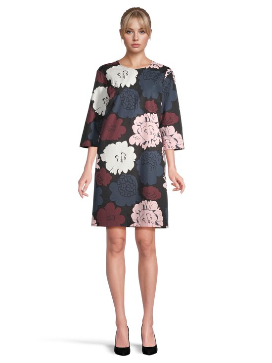 Marimekko - Kleit Kaakko Pioni - 935 BLACK, LIGHT PINK, WINE RED | Stockmann - photo 4