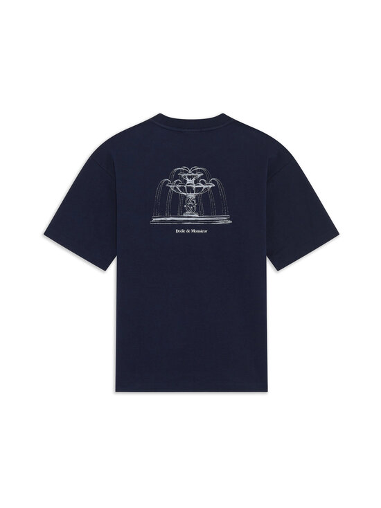 Drôle de Monsieur - Fountain Print t-paita - NY NAVY | Stockmann - photo 2