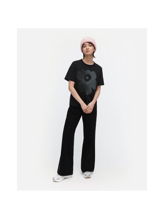 Marimekko - Erna Unikko Placement Kioski T-krekls - 901 BLACK, GREY | Stockmann - photo 2