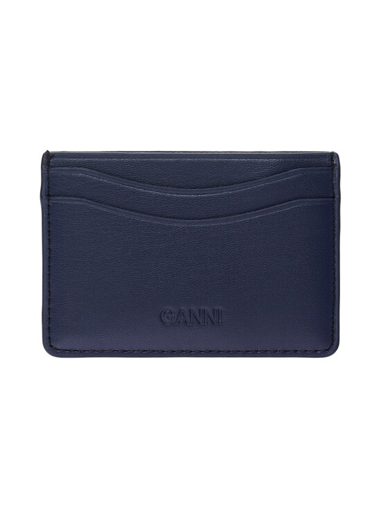 Ganni - Flap Bear -korttikotelo - 096 BLACK/IRIS | Stockmann - photo 2