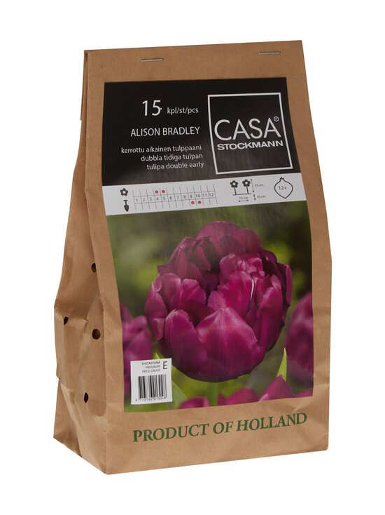 Tulipa Double Early Alison Bradley Tulpju sīpoli 15 gab