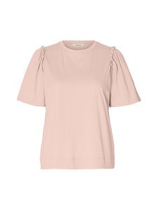 Selected - Slfpenelope Ruffle T-krekls - PALE DOGWOOD | Stockmann