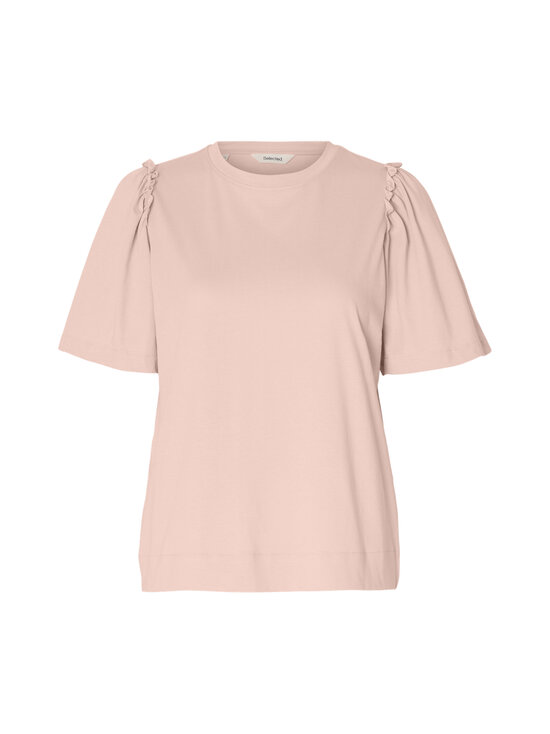 Selected - Slfpenelope Ruffle T-krekls - PALE DOGWOOD | Stockmann - photo 1