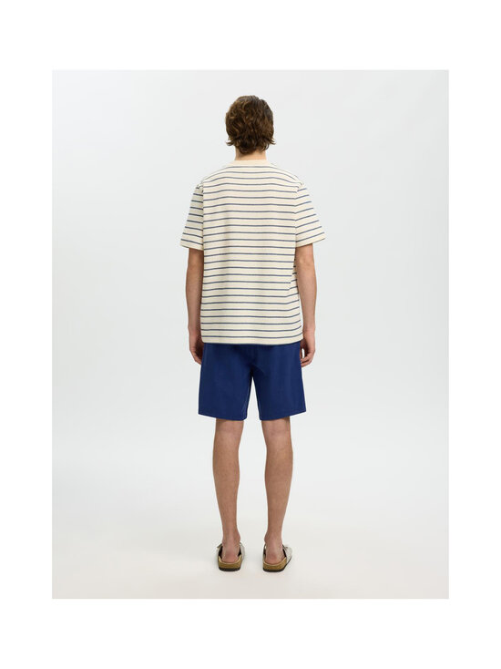 Selected - SlhDjango Stripe O-Neck t-paita - OCEAN CAVERN STRIPES:BIRCH | Stockmann - photo 3