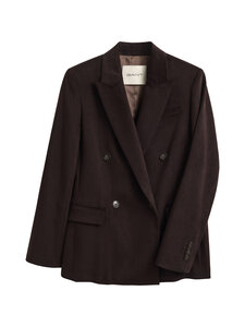 GANT - Twill Velvet Club -bleiseri - 202 DEEP BROWN | Stockmann