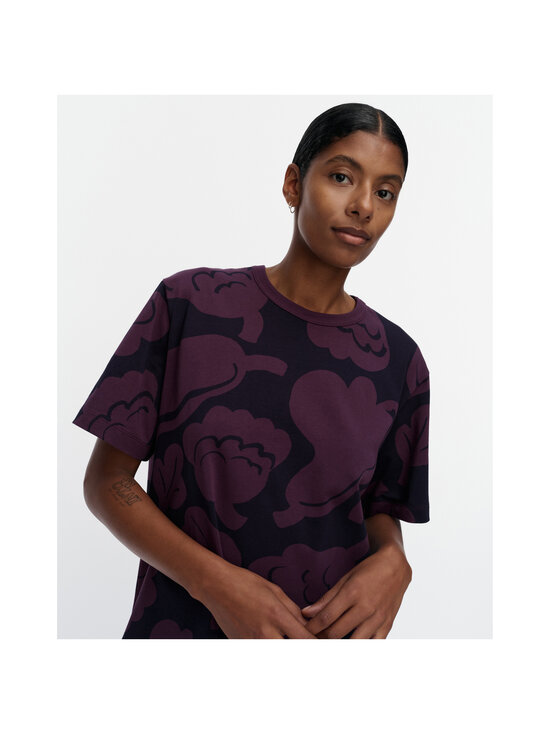 Marimekko - T-särk Skenaario Kukasta Kukkaan - 450 DARK PURPLE, DARK NAVY | Stockmann - photo 5