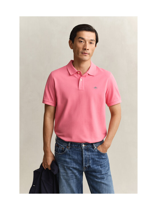 GANT - Regular Fit Shield polo krekls - 622 ROSE PINK | Stockmann - photo 2