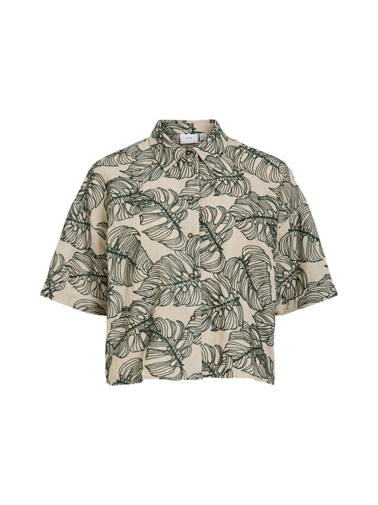 Vila - ViFlura 2/4 -paita - BIRCH DETAIL:ATLANTIC DEEP EMBROIDERY | Stockmann - photo 1