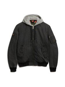 Superdry - Military MA1 Bomber -takki - AFB WASHED BLACK Superdry - Military MA1 Bomber -takki - AFB WASHED BLACK | Stockmann