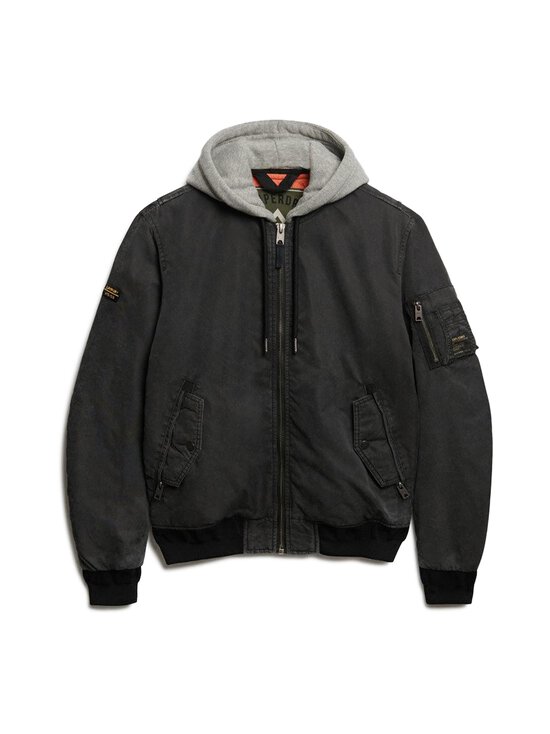 Superdry - Military MA1 Bomber -takki - AFB WASHED BLACK - photo 1 Superdry - Military MA1 Bomber -takki - AFB WASHED BLACK | Stockmann - photo 1