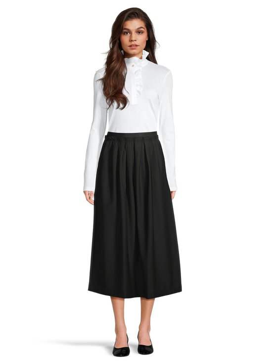 rich & royal - Laskostettu midihame - 890 BLACK | Stockmann - photo 3