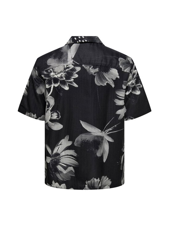 Only & Sons - OnsRocket Regular -kauluspaita - JET BLACK AOP:EGRET - photo 2 Only & Sons - OnsRocket Regular -kauluspaita - JET BLACK AOP:EGRET | Stockmann - photo 2
