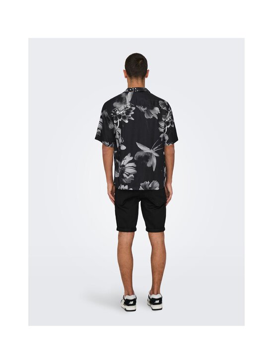 Only & Sons - OnsRocket Regular -kauluspaita - JET BLACK AOP:EGRET - photo 4 Only & Sons - OnsRocket Regular -kauluspaita - JET BLACK AOP:EGRET | Stockmann - photo 4