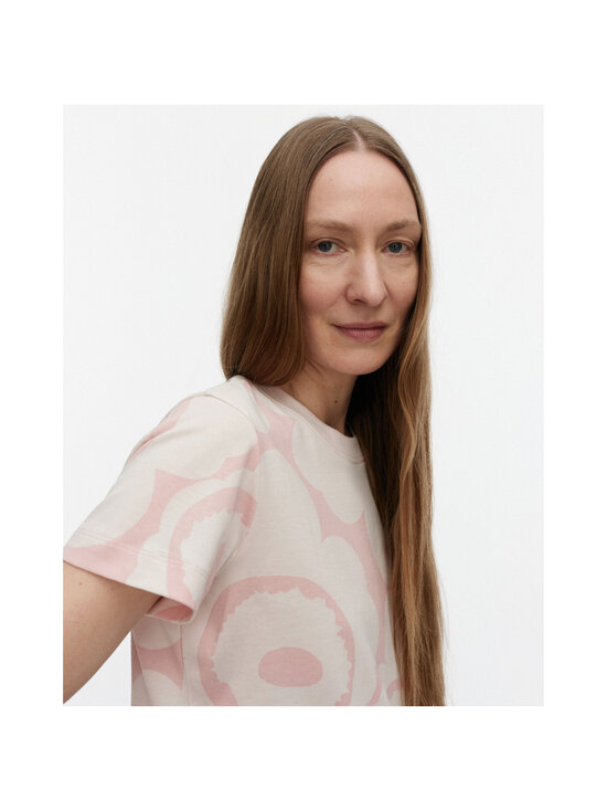 Marimekko - Heleys Unikko trikotāžas krekls - 303 LIGHT PINK LIGHT PINK | Stockmann - photo 5
