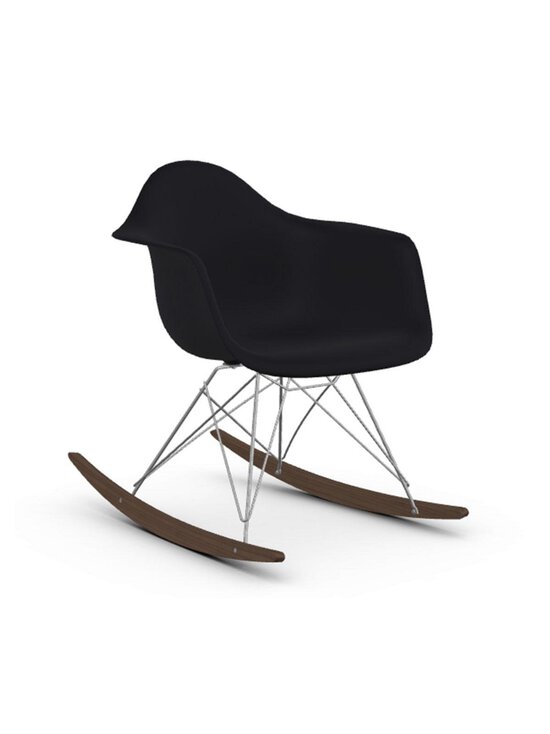 Vitra - Eames RAR RE -keinutuoli deep black/kromi/tumma vaahtera - BLACK | Stockmann - photo 1