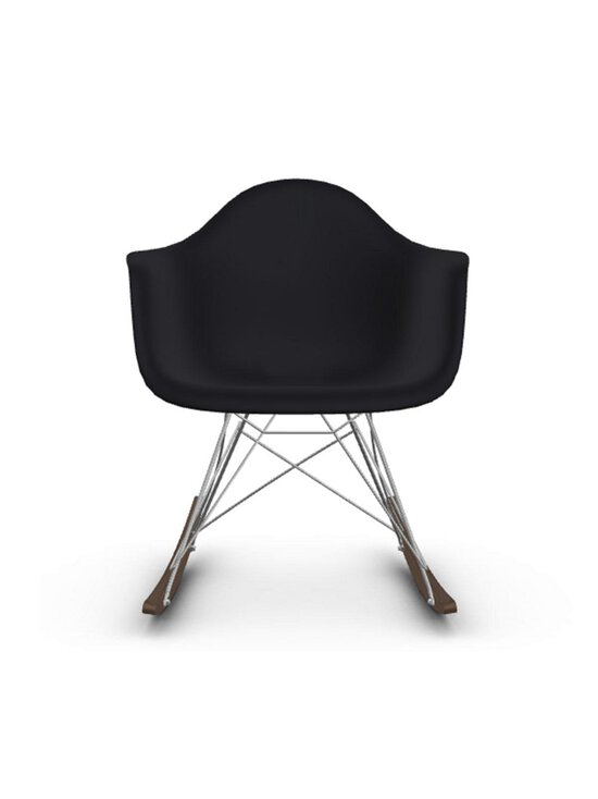 Vitra - Eames RAR RE -keinutuoli deep black/kromi/tumma vaahtera - BLACK | Stockmann - photo 2