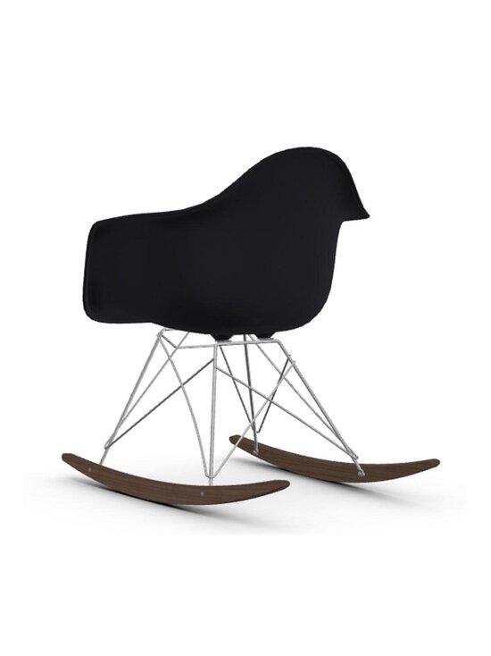 Vitra - Eames RAR RE -keinutuoli deep black/kromi/tumma vaahtera - BLACK | Stockmann - photo 3