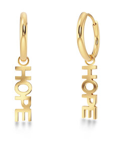 Edblad - Hope Hoops - kullatut korvakorut - GOLD | Stockmann