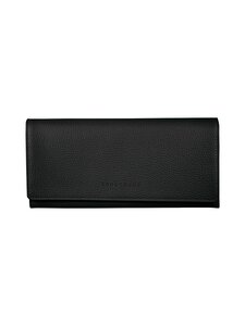 Longchamp - Le Foulonné ādas maks - 001 BLACK | Stockmann