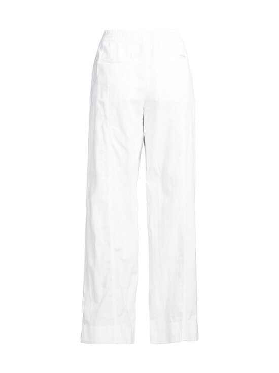 Calvin Klein Jeans - Mīkstie lina bikses - YAA BRILLIANT WHITE | Stockmann - photo 2
