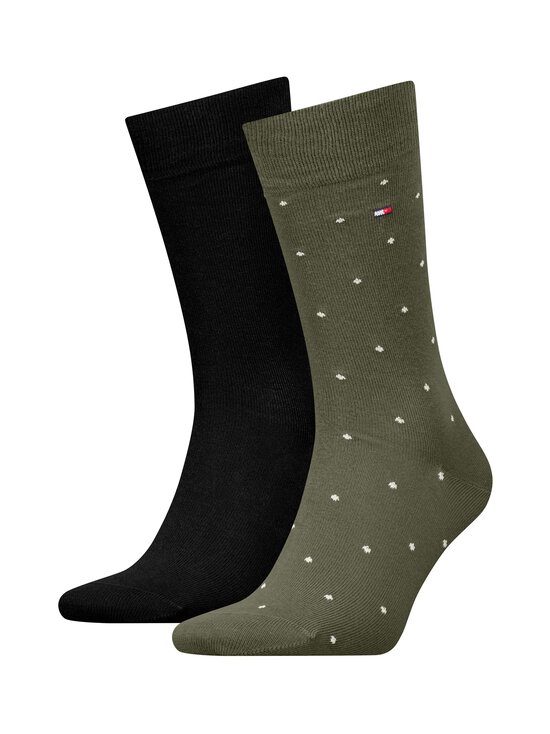 Tommy Hilfiger - Sokid TH Men Dot, 2 paari - 015 ARMY GREEN - photo 1 Tommy Hilfiger - Sokid TH Men Dot, 2 paari - 015 ARMY GREEN | Stockmann - photo 1