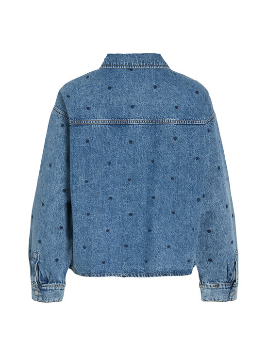 Vila - ViCreek Heart džinsa krekls - MEDIUM BLUE DENIM DETAIL:HEART EMB | Stockmann - photo 2
