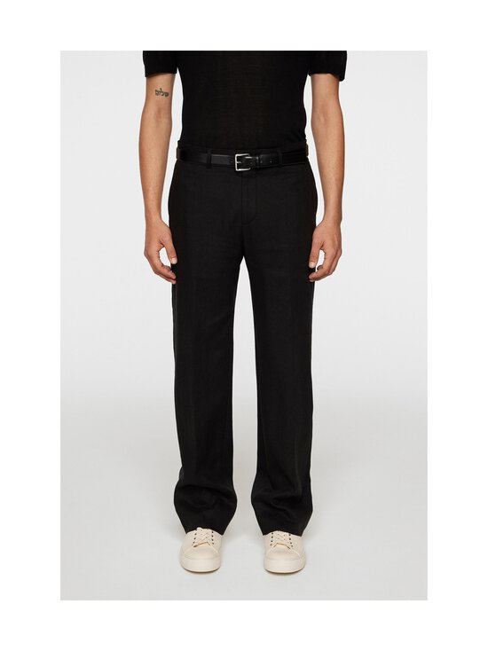 J.Lindeberg - Gabi Super Linen  -pellavahousut - 9999 BLACK | Stockmann - photo 2