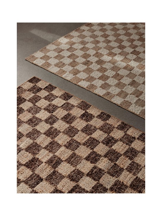 Ferm Living - Check Wool Jute -matto 200 x 300 cm - COFFEE/NATURAL | Stockmann - photo 3