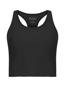 Röhnisch - Ribbed- lyhyt treenitoppi - 0001 BLACK Röhnisch - Ribbed- lyhyt treenitoppi - 0001 BLACK | Stockmann
