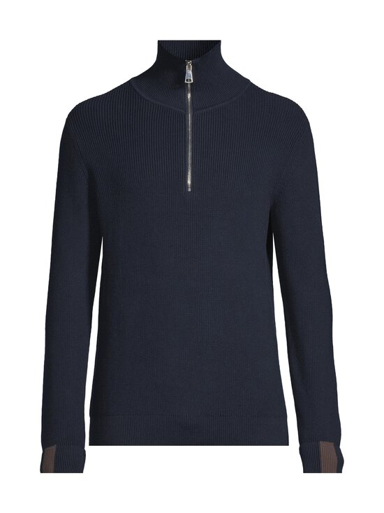 MOS MOSH - MMGPorter Quarter-Zip -neulepaita - NAVY 469 | Stockmann - photo 1